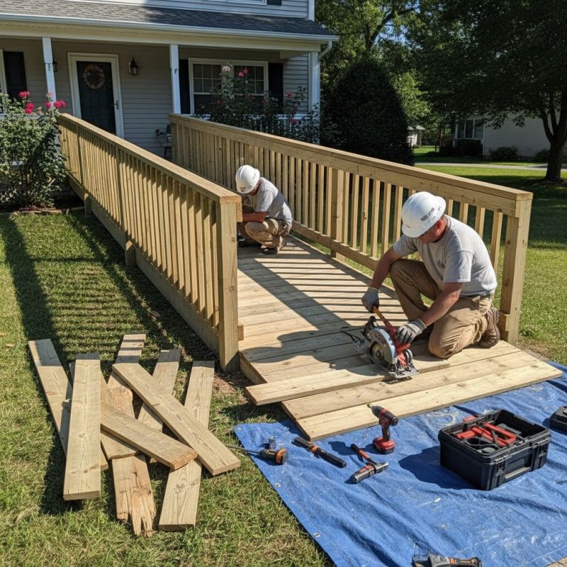 Deck Ramp Construction Service